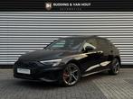 Audi A3 Sportback 45 TFSIe S-Line Pano B&O Leder Sfeer ACC, Zwart, Hybride Elektrisch/Benzine, Dealer onderhouden, Te koop