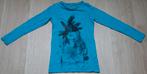 name it T-shirt met lange mouwen ZGAN Maat 122/128 (Turquois, Kinderen en Baby's, Kinderkleding | Maat 122, Meisje, Ophalen of Verzenden