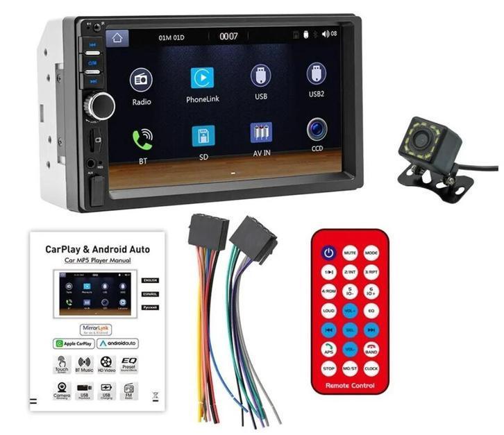 Auto - Universele Carplay Android - Radio, Auto diversen, Autoradio's, Nieuw, Ophalen of Verzenden