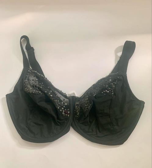 Prima donna 80H/95H ful cup zwart grijs kant, Kleding | Dames, Ondergoed en Lingerie, BH, Zwart, Verzenden