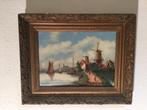 19de eeuws waterlandschap, Antiek en Kunst, Kunst | Schilderijen | Klassiek, Ophalen