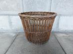 Rieten Franse Prullenmand / Rotan Prullenbak / Papiermand, Verzenden
