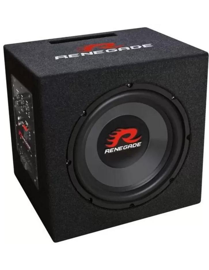 Renegade Actieve Subwoofer met Versterker, Auto diversen, Autospeakers, Gebruikt, Ophalen of Verzenden