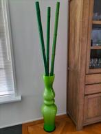 Fidrio vaas met bamboe, Huis en Inrichting, Groen, Glas, Zo goed als nieuw, Ophalen
