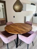 Mooie ronde tafel, Huis en Inrichting, Tafels | Eettafels, Ophalen, Gebruikt, Rond, 100 tot 150 cm