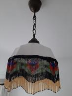 Hanglamp vintage, Ophalen, Gebruikt, 50 tot 75 cm, Glas