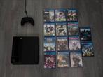 Playstation 4 + 14 Spellen & Nacon Controller, Ophalen, Met 1 controller, Original, Gebruikt