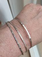 3 zilveren rinkelarmbanden, Sieraden, Tassen en Uiterlijk, Antieke sieraden, Verzenden, Zilver