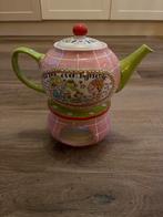 Blond Amsterdam Theepot met Theelicht - Beschadigd, Ophalen of Verzenden, Gebruikt