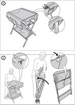 Ikea Spoling inklapbare commode, Kinderen en Baby's, Ophalen, Gebruikt, Minder dan 75 cm, 70 cm of meer