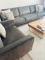 Be pure bruine leder eijerkamp banken, Ophalen of Verzenden, Gebruikt