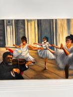 Drie Ballerina’s - Edgar Degas - Handgeschilderd, Ophalen of Verzenden