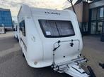 Hobby De Luxe 400 SF 2012 MOVER + VOORTENT!!!, Caravans en Kamperen, Hobby, Schokbreker, Bedrijf, Treinzit