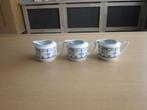 Jäger Eisenberg original 3 blau saks roomkannetjes D8,5 H7,5, Huis en Inrichting, Keuken | Servies, Overige typen, Ophalen of Verzenden