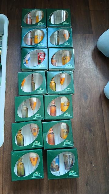 Grolsch Glazen Collectie - 14 Stuks in Doos beschikbaar voor biedingen