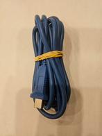 USB Kabel Blauw 1.5m AWM 80C 30V VW-1 Printerkabel, Computers en Software, Pc- en Netwerkkabels, Ophalen of Verzenden, Gebruikt