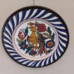 Fraai , antiek Wandbord met Vogel ( Artesania Alvarez S.A.), Antiek en Kunst, Antiek | Wandborden en Tegels, Ophalen of Verzenden