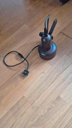 Retro Bruin Lampje, Ophalen, Gebruikt, Metaal, Minder dan 50 cm