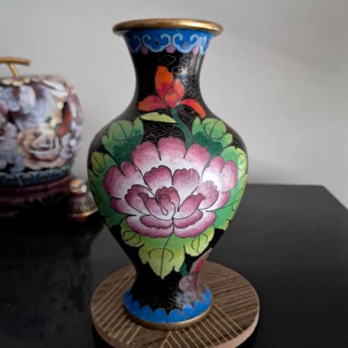 Cloisonne vaas., Antiek en Kunst, Antiek | Vazen, Ophalen of Verzenden