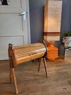 Naaikist Naaidoos hout vintage rolkastje, Ophalen of Verzenden, Gebruikt