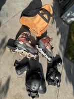 Bauer Skeelers mt 42, met pols, knie, elleboog bescherming, Ophalen, Zo goed als nieuw, Bescherming, Overige merken