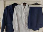 Dames pak HOM de Rooi Pannen Tilburg, Kleding | Dames, Jasjes, Kostuums en Pakken, Maat 38/40 (M), Kostuum of Pak, Blauw, Ophalen of Verzenden