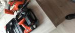 Black&decker boor en cirkelzaag, Doe-het-zelf en Verbouw, Gereedschap | Zaagmachines, Ophalen, Gebruikt, Cirkelzaag, Black & Decker