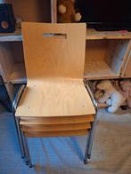 Vintage Eettafelstoelen Set 4 stuks., Huis en Inrichting, Stoelen, Ophalen