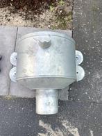Vergaarbak zink (2stuks), Doe-het-zelf en Verbouw, Buizen en Afvoer, Ophalen, Minder dan 20 mm, Overige typen, Zo goed als nieuw