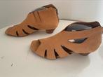 Vabeene 42 bruine leren sandalen 416), Bruin, Zo goed als nieuw, Vabeene, Sandalen of Muiltjes