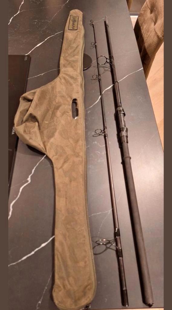 2 stuks nash dwarf 3.5lbs 9ft incl single sleeves, Watersport en Boten, Hengelsport | Karpervissen, Zo goed als nieuw, Werphengel