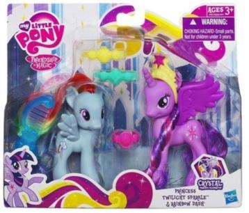 My little pony Princess Twilight Sparkle en Rainbow Dash beschikbaar voor biedingen