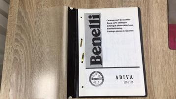 Benelli Adiva scooter  catalogus originele onderdelen  beschikbaar voor biedingen