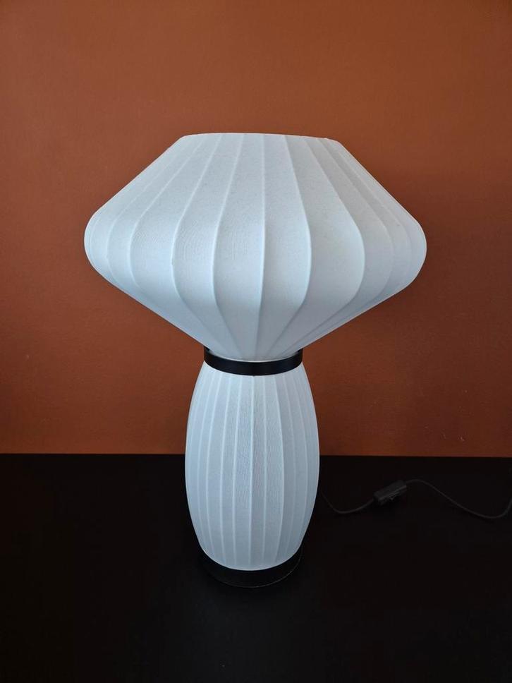 Venus Tafellamp Nachtlamp Stijlvol Design Lampion Wit zwart, Huis en Inrichting, Lampen | Tafellampen, Zo goed als nieuw, 50 tot 75 cm