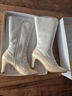 Elegante vintage laarzen - Maat 39, Hoge laarzen, Wit, Nieuw, Ophalen of Verzenden
