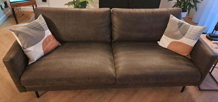 ZSM OPHALEN: Mooie 3-zits bank van Missouri stof, Huis en Inrichting, Banken | Bankstellen, Gebruikt, Rechte bank, Driepersoons