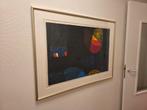 Guillaume Le Roy (1938-2008) abstract kunstwerk schilderij, Ophalen
