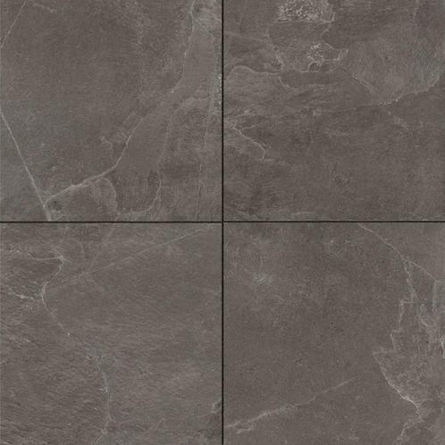 *ACTIE* Keramische tegel Cerasun Recco Antracite 60x60x4cm, Tuin en Terras, Tegels en Klinkers, Nieuw, Terrastegels, Keramiek