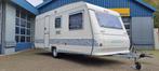 Caravan ADRIA Unica 461 Met voortent en inboedel! 5 pers, Caravans en Kamperen, Caravans, Reservewiel, Bedrijf, 750 - 1000 kg