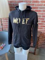 Hoodie trui van Woef Henk Schiffmacher maat M, Douwenmaat 8-3 Meppel, Info@again.nu, Maat 48/50 (M), Zwart