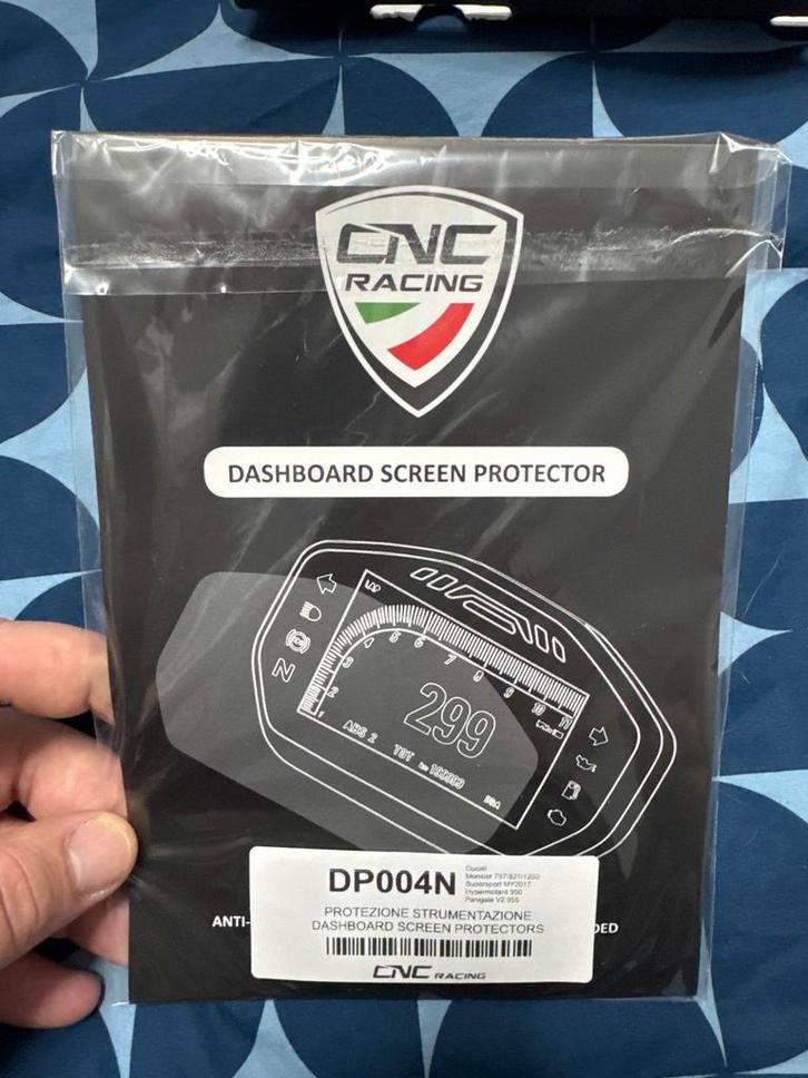 CNC Racing Dashboard Screen Protector DP004N - Nieuw, Motoren, Accessoires | Overige, Nieuw, Ophalen of Verzenden