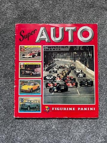 Panini album 1977 Super Auto F1 compleet zeldzaam en uniek 