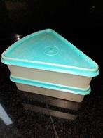 Tupperware Vlaaipuntbewaardoos, Ophalen of Verzenden, Gebruikt, Kunststof, Vintage