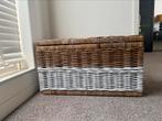 Grote rieten opbergmand / dekenkist, Huis en Inrichting, Woonaccessoires | Kisten, Ophalen, Zo goed als nieuw, 50 tot 100 cm, Minder dan 50 cm