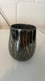 Waxinelichthouder PTMD zilver zwart, Ophalen of Verzenden, Zo goed als nieuw, Zwart, Minder dan 25 cm