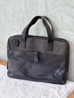 Burkely Vintage Noa Leren Laptoptas aktetas, Overige merken, Ophalen of Verzenden, Zo goed als nieuw, Grijs