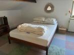 Compleet bed (140x200) met kussen, deken en beddengoed, Ophalen, Zo goed als nieuw, Tweepersoons