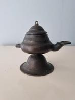 Antieke Bronzen Olielamp, Antiek en Kunst, Ophalen of Verzenden, Brons