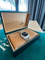 Rolex Datejust 16233 Goudstaal Zwarte Wijzerplaat, Ophalen, Staal, Rolex, Polshorloge