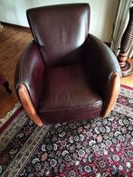 Leren stoelen, Huis en Inrichting, Stoelen, Ophalen, Twee, Bruin, Leer